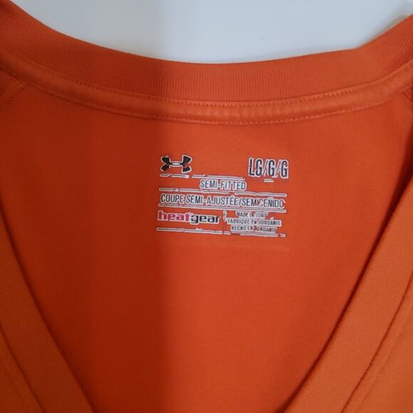 Under Armour Women's Dri-Fit Orange Color Size L - Picture 4 of 8
